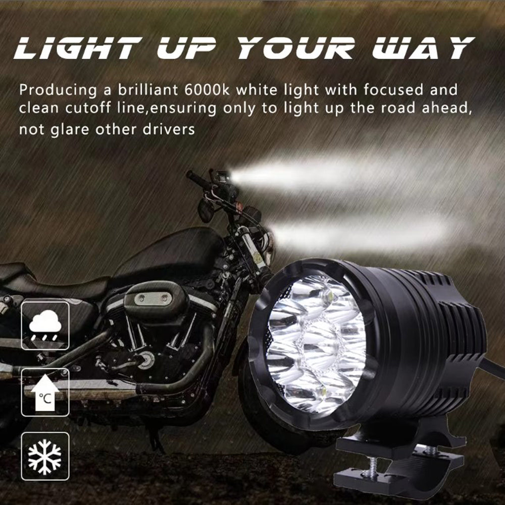 LED Light Long Range Round Flashing Fog lights