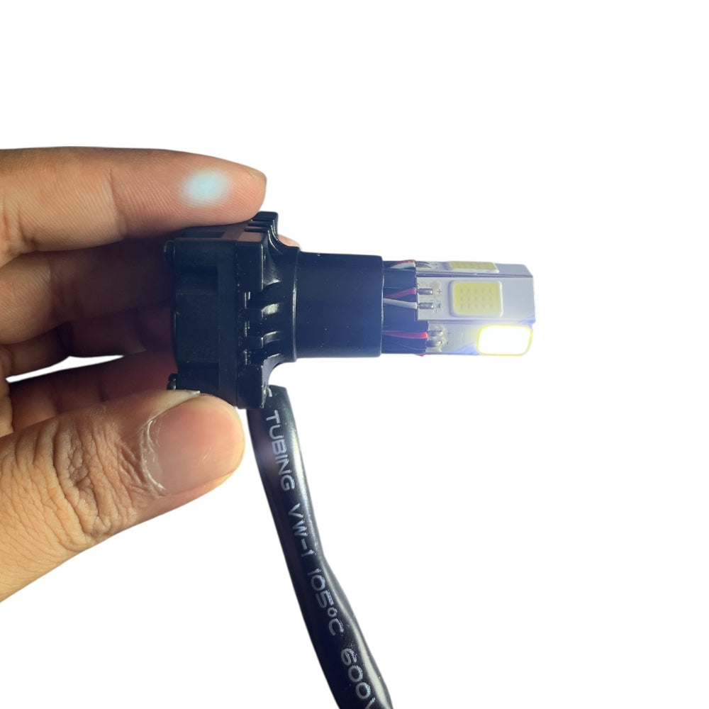 Motorcycle Led Lights Single Color White With Flasher