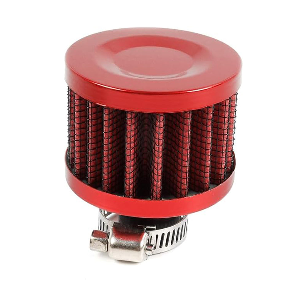 Air Filter Cold Air Intake Filter Breather 12mm Valve Cover Breather Filter