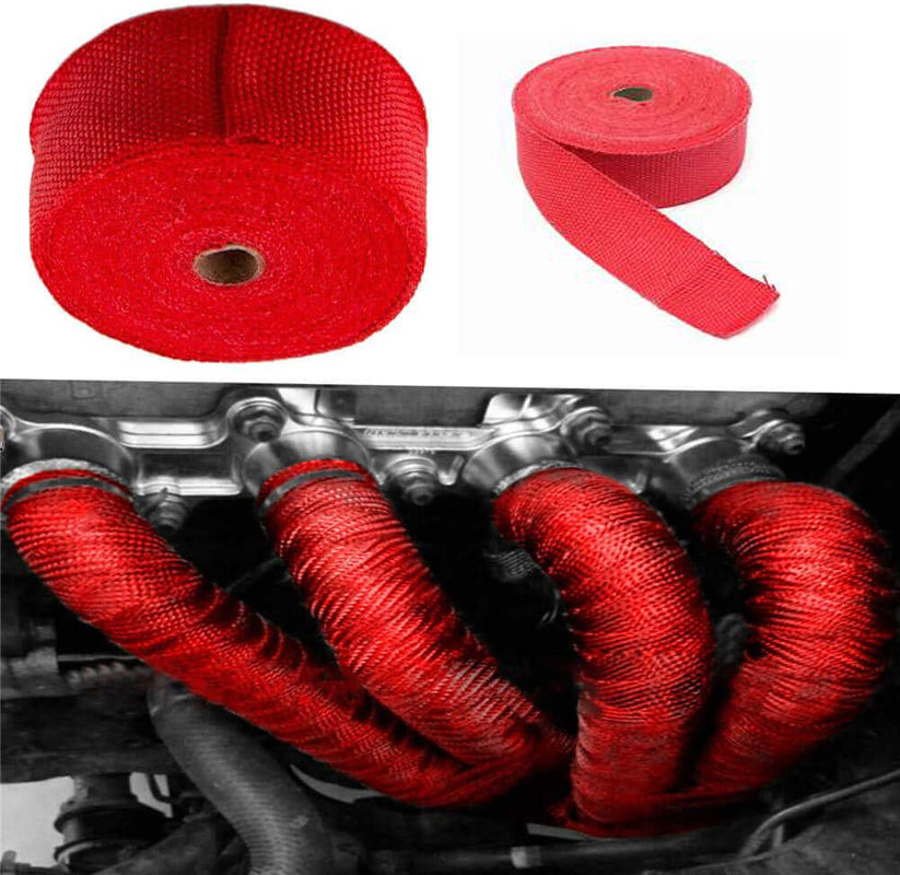 Motorcycle Exhaust Heat Wrap 2.5 Meter with Clamps