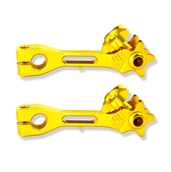 Bike Hub Brake Lever 125cc Front Back Pair