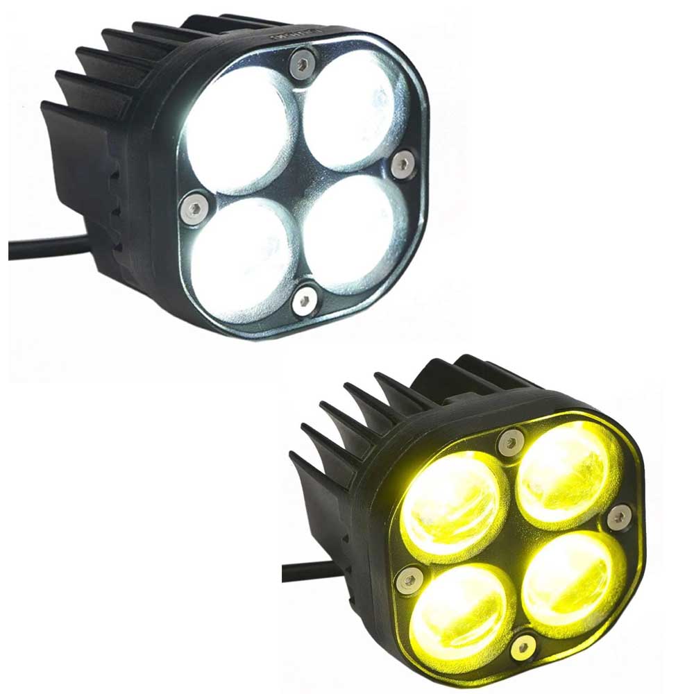 HJG 4X4 CREE Original (2 in 1) Fog Light 120W (White + Yellow)