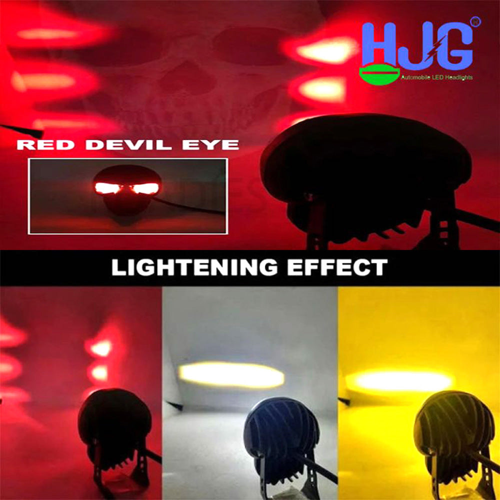 HJG Skull Light With Devil Eye
