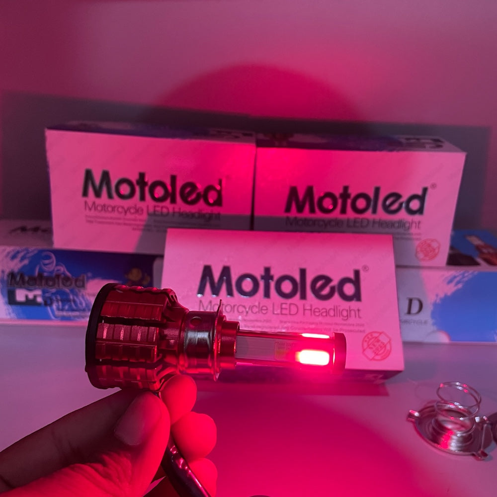MOTOLED M4 Multi Color Motorcycle LED Headlight Bulb