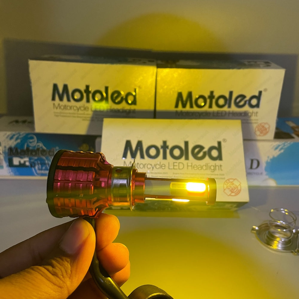 MOTOLED M4 Multi Color Motorcycle LED Headlight Bulb
