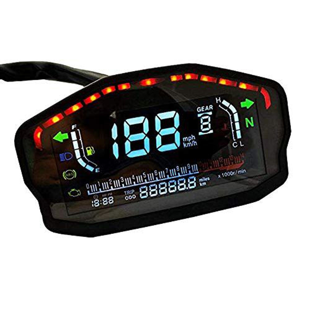 Motorcycle Infinity Display Digital Meter Full Display Digital Meter Sensor