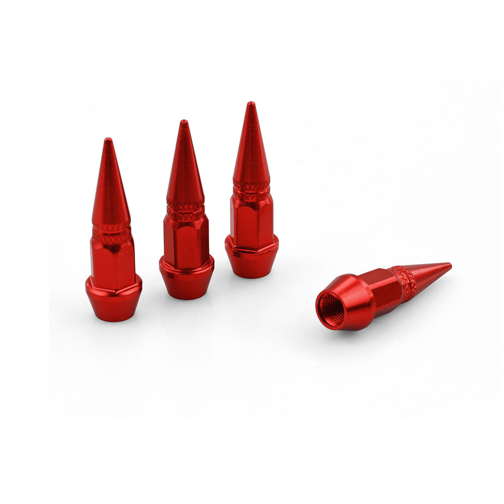 Tire Air Valve Cap Spike Style Bike Tire Valve Cover, Car Tire Air Valve Caps 4 Pieces Set