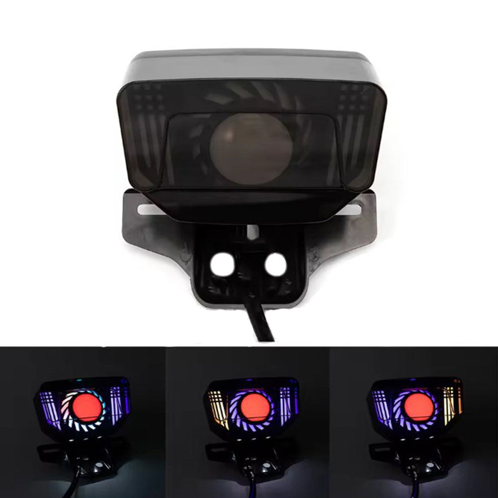 Honda LED Smoke Backlight Fan Shape RGB Parking CD70 CG125