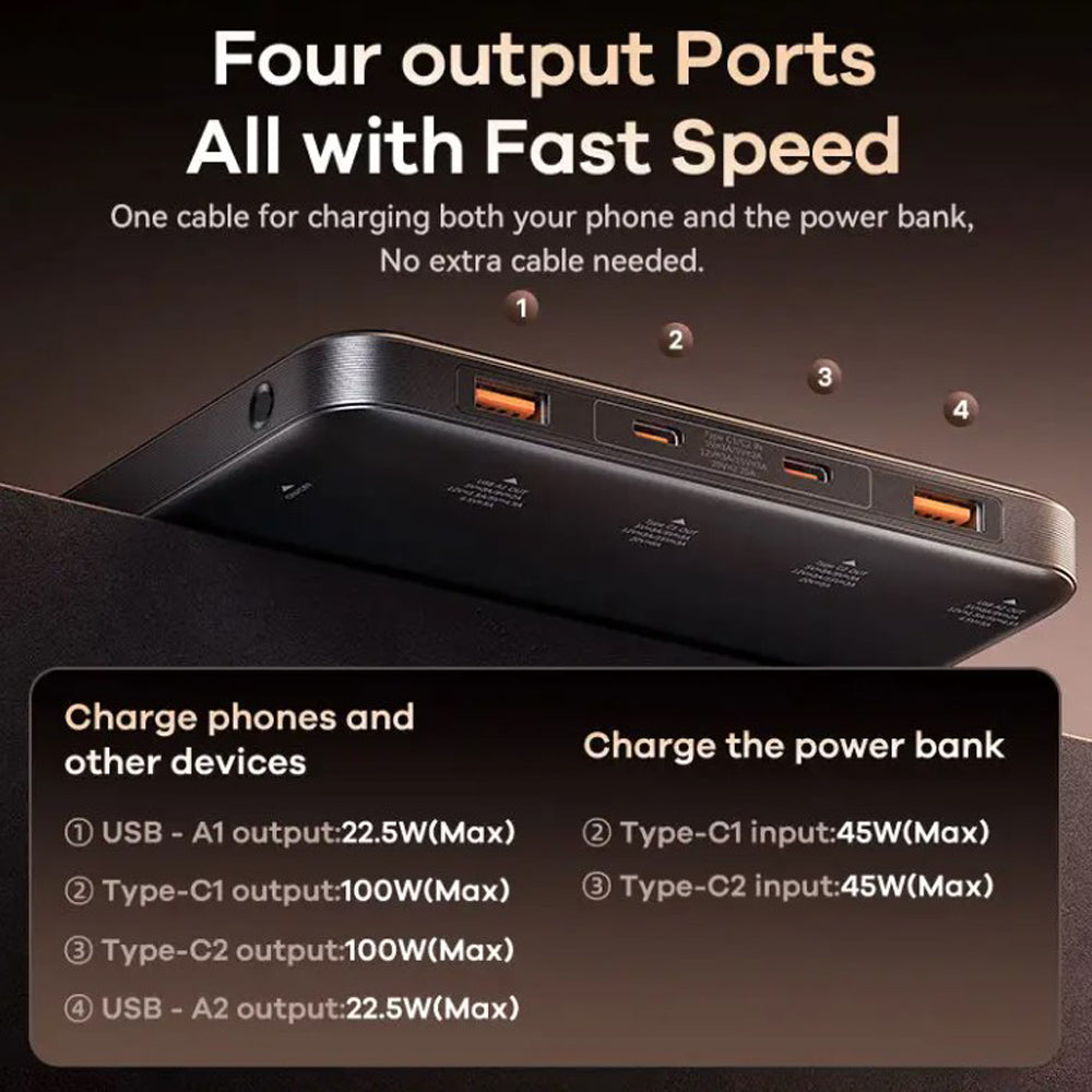 REMAX RPP-669 Dinba Series 110W, 22.5W For Laptop & Mobile Power Bank 20,000mah