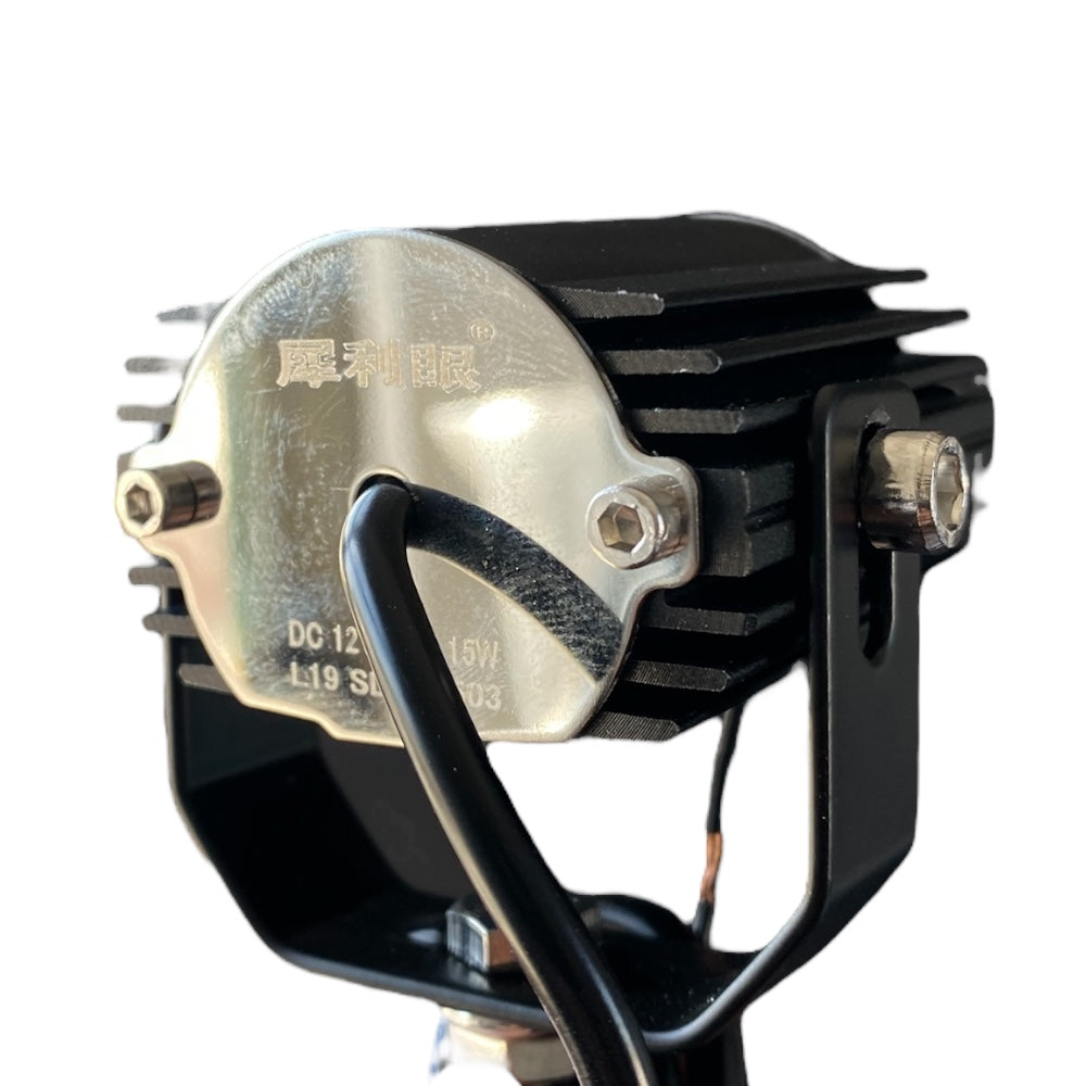 LED Projection Light Metal Body Butterfly Style White Yellow