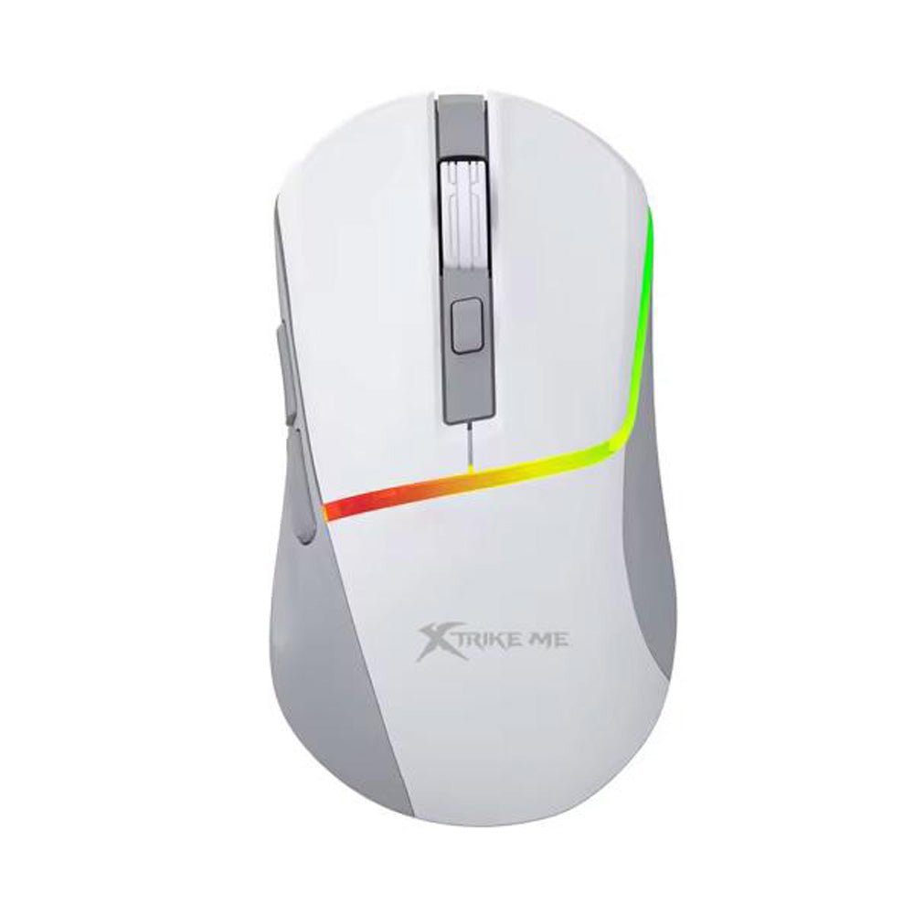 Xtrike Me GM-322 Wired Gaming Mouse 7200 DPI RGB Backlight Ergonomic Design White