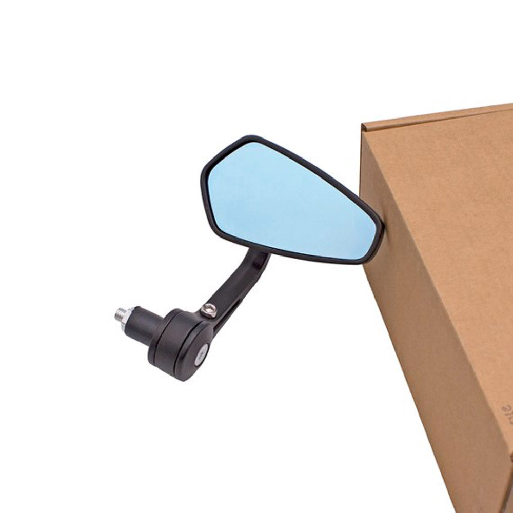 Cafe Racer Handlebar End Rearview Mirror Diamond Shape