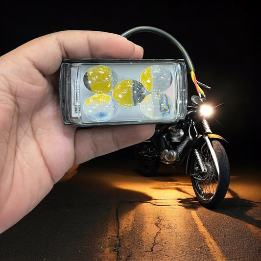 Dolphin Light In 5 Lens Dual Color With Flasher 12-80v