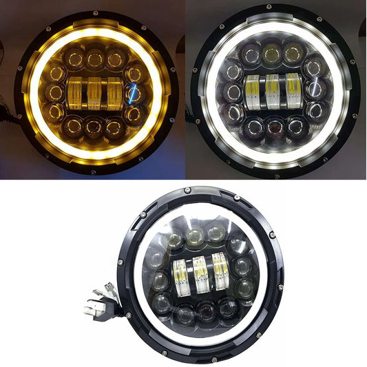 Headlight 7 Inch 15 Led Super Bright Led Round Shape