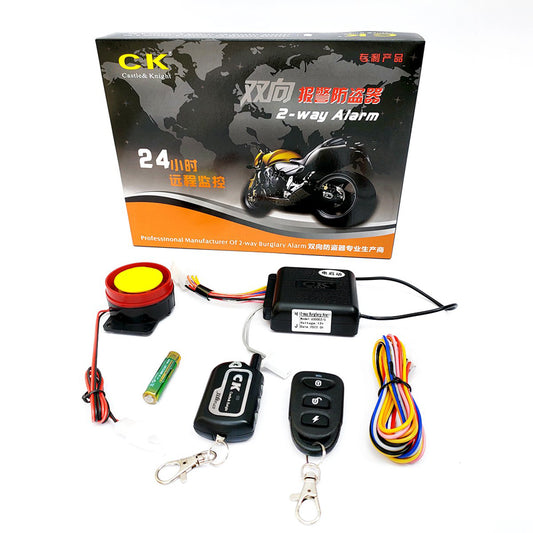 Motorcycle Security Alarm System Anti Theft Locking System CK 2 Way