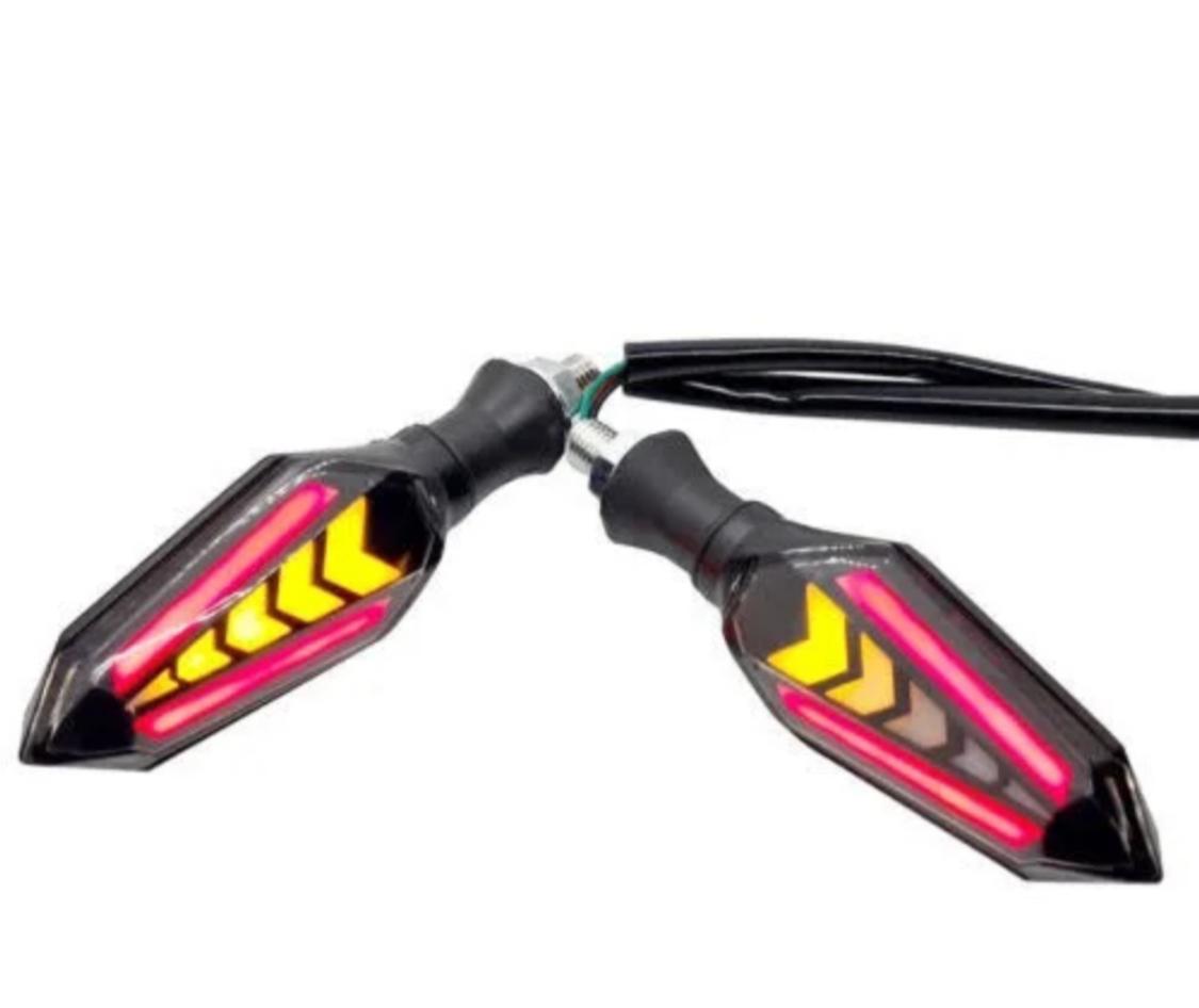 Motorcycle Indicator Slide Arrow Running Style Indicator With DRL R-246