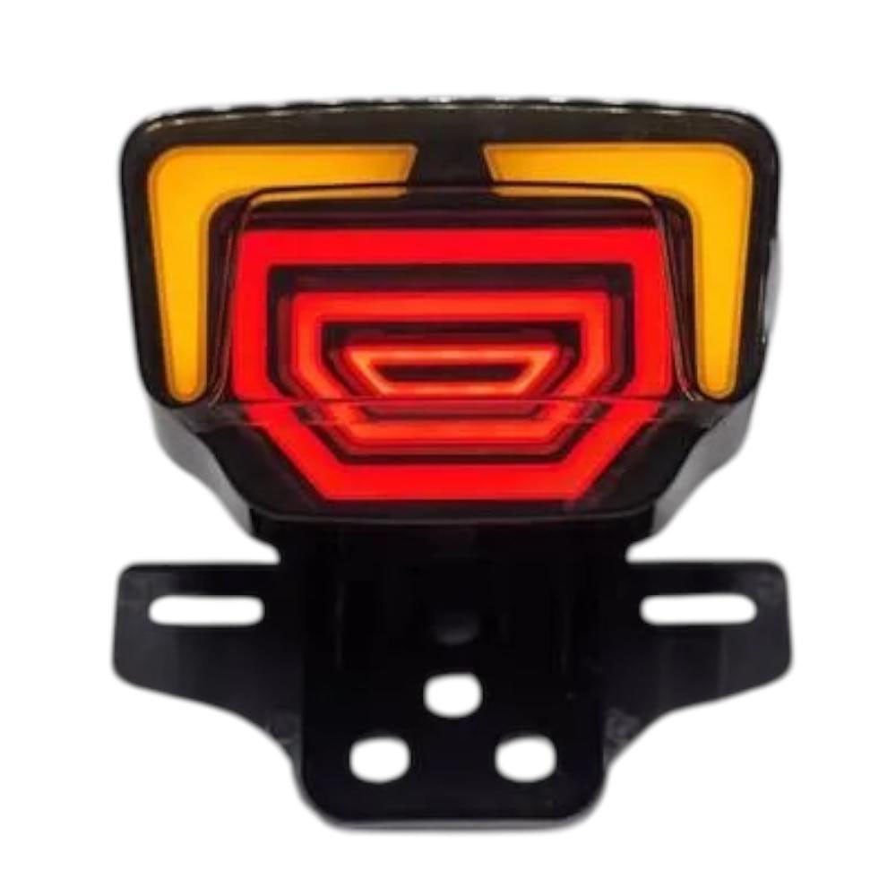 Honda LED Smoke Back Tail Light with Indicators For CD70 / CG125