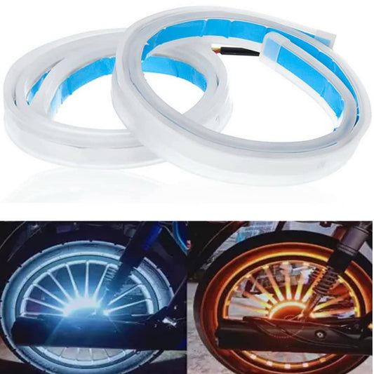 Motorcycle Wheel (Hub) Light White And Yellow