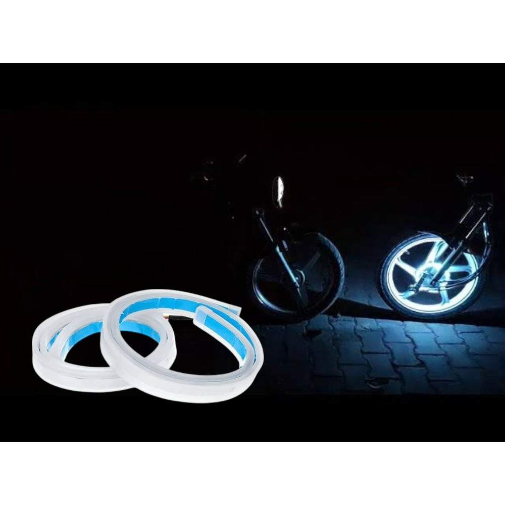 Motorcycle Wheel (Hub) Light White And Yellow