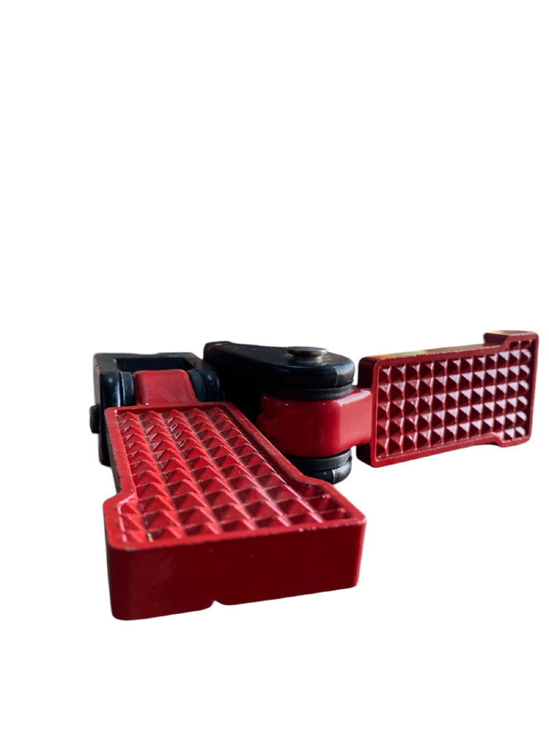 Footrest Metal Body Red Universal