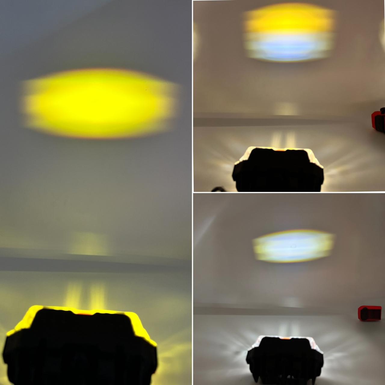 Mini Driving Light 4 Lens With SOS Flasher