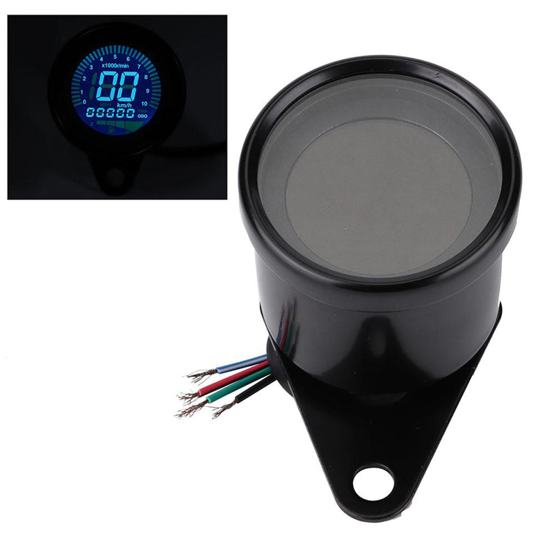 Motorcycle Digital Speedometer Round (Style 1)