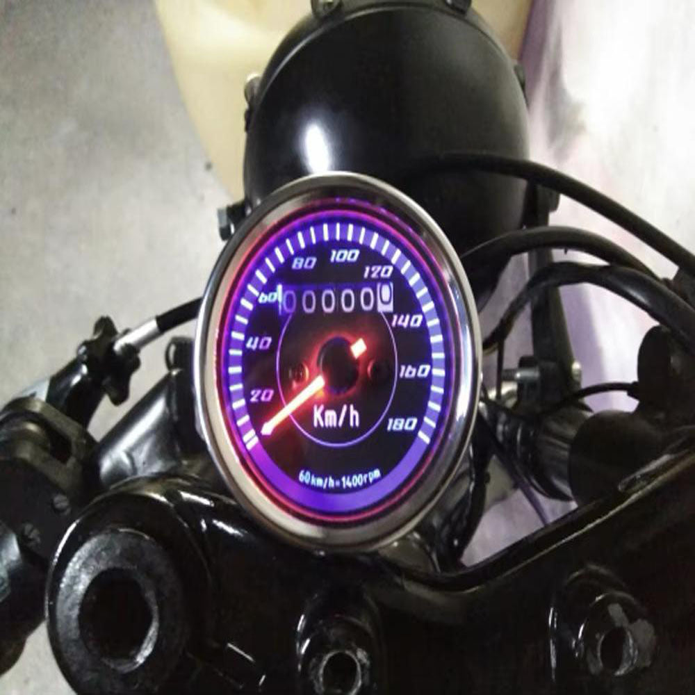 Motorcycle Round Analogue Meter (Style 2)