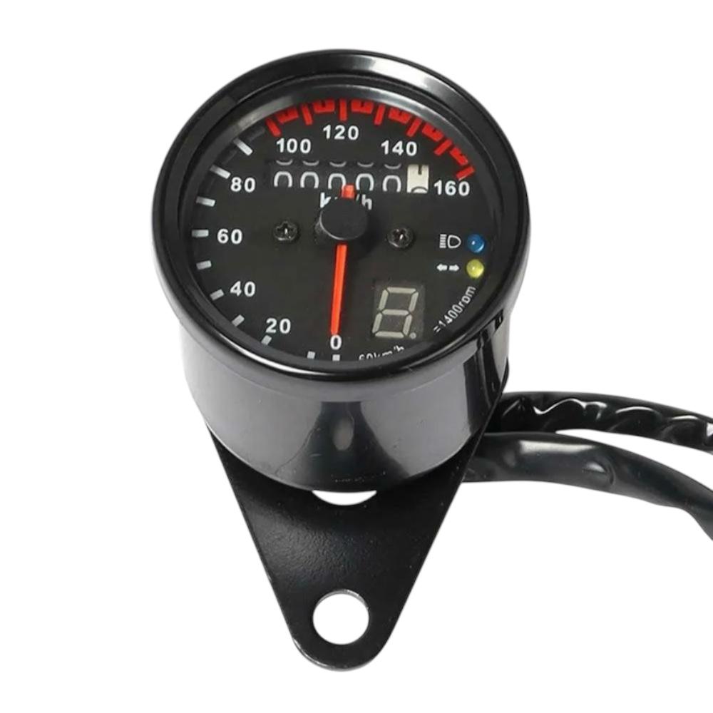 Motorcycle Round Analogue Speed Meter (Style 1)