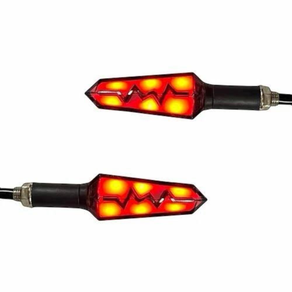 Motorcycle Indicators Heartbeat Style With DRL R-249