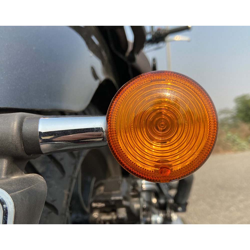 Motorcycle Round Shape Yellow Indicator