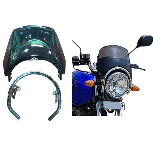Motorcycle Windshield Headlight Cover and Local Ring Guard