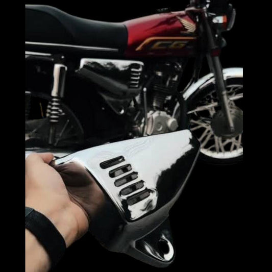 Honda 125 Metal Tappay Chrome Grill Style