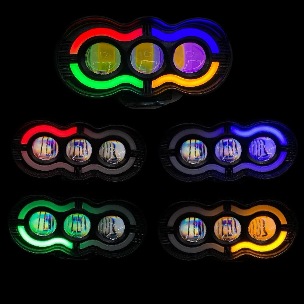 Motorcycle Fog Light RGB Color With Multi Functions