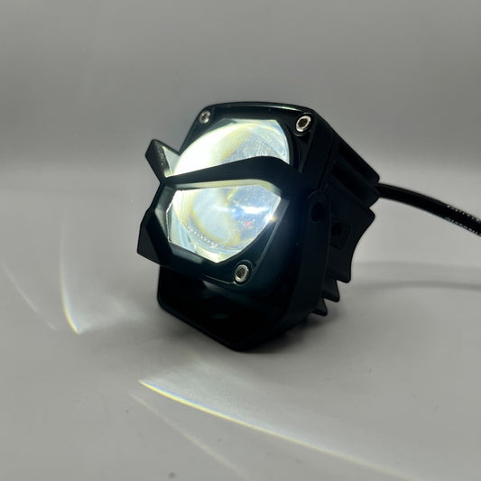 Fog Light Y Lens Ultra Wide LED Driving Fog Lights White/Yellow