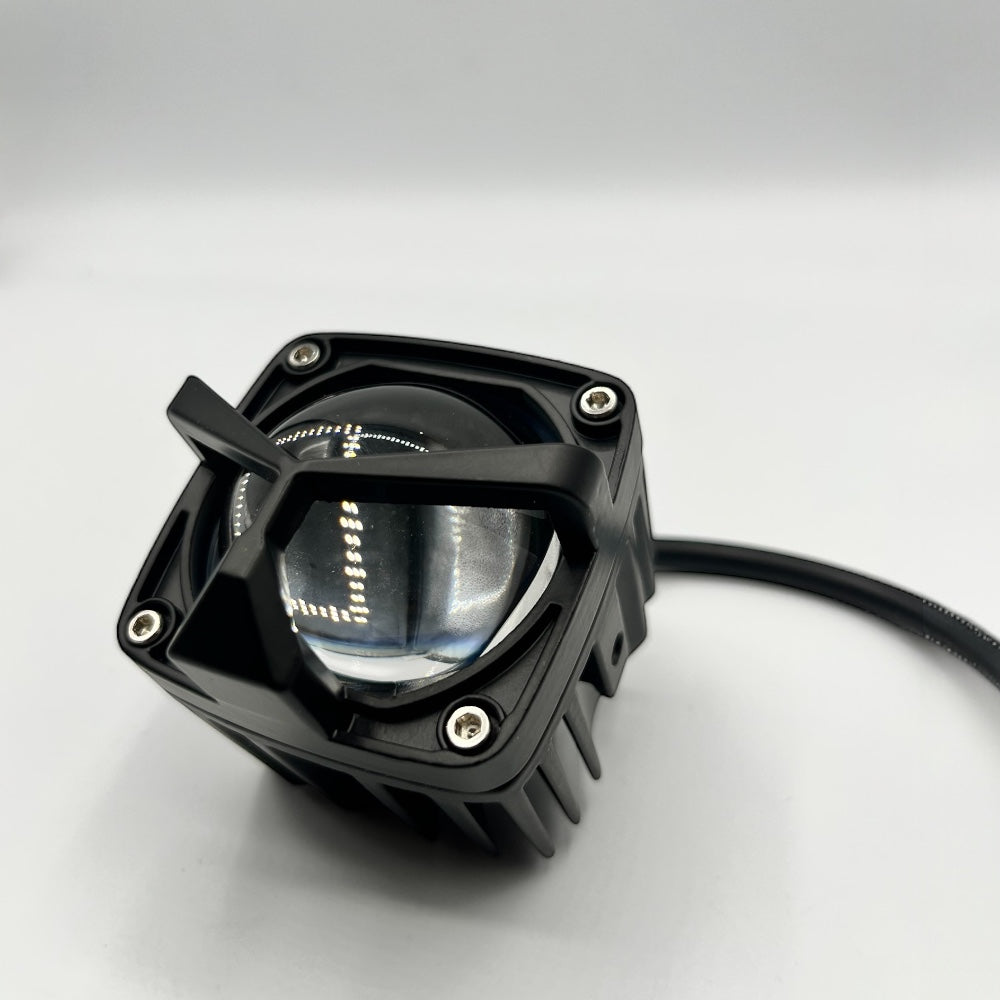 Fog Light Y Lens Ultra Wide LED Driving Fog Lights White/Yellow